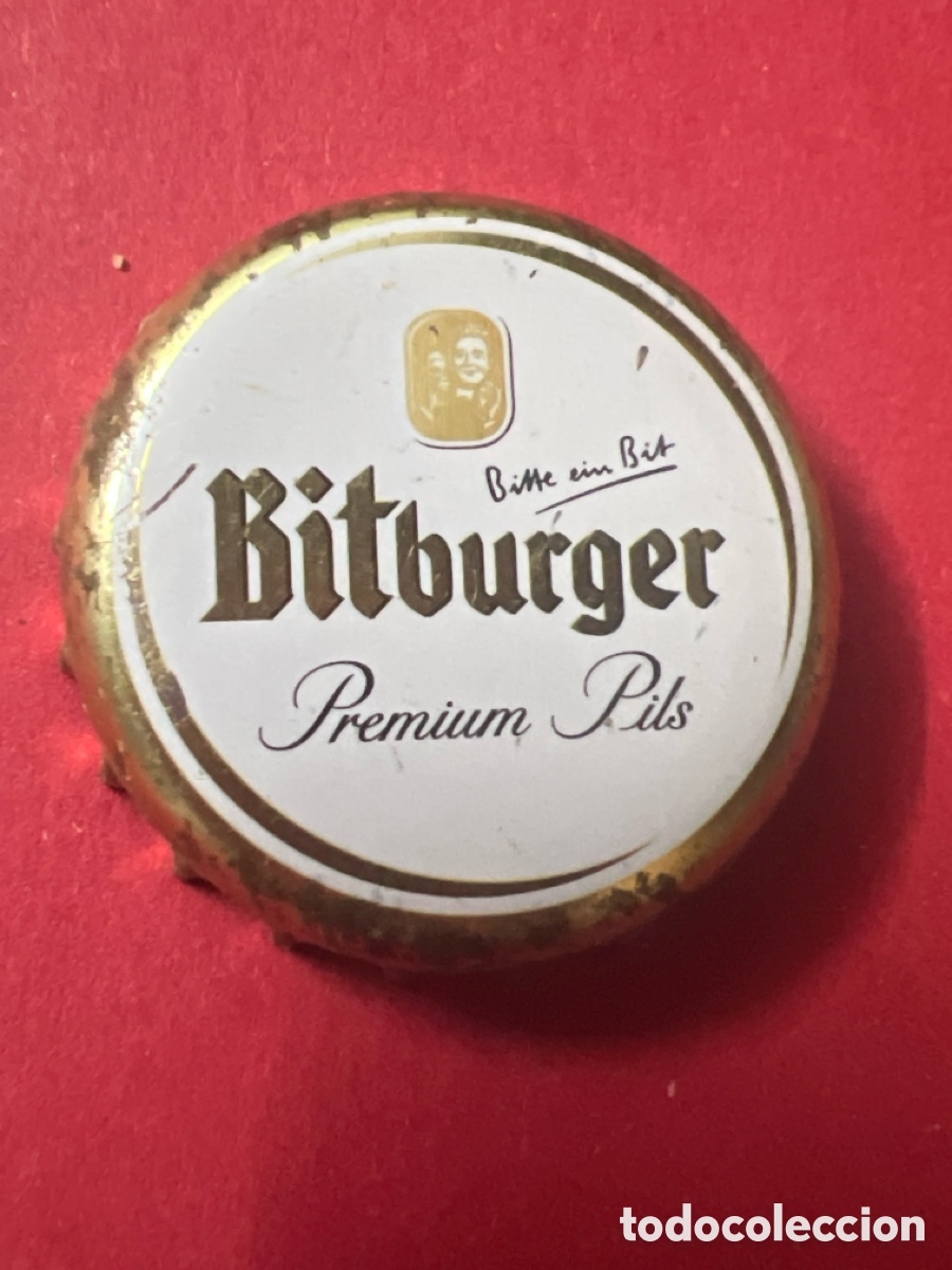 Coleccionismo de cervezas: T4/X32/M6. CHAPA TAPON CORONA CERVEZA - BITBURGER - ALEMANIA