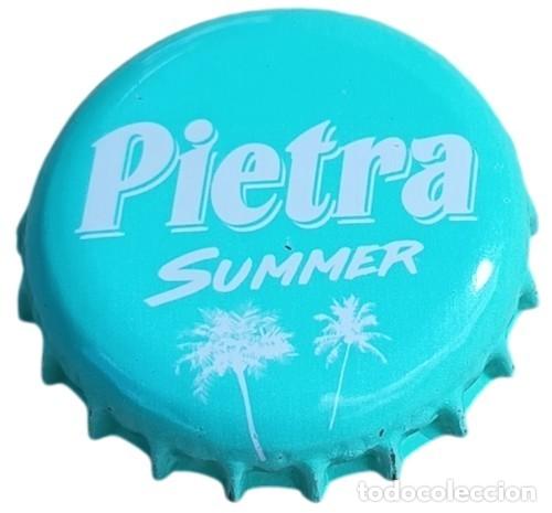 Coleccionismo de cervezas: Francia Capsule Bi&egrave;re Crown Cap Beer Brasserie Pietra Summer Biera Corsa RP291 tap&oacute;n corona