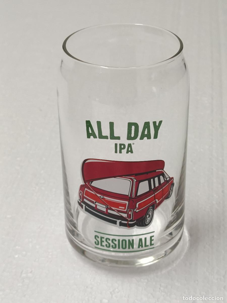 Coleccionismo de cervezas: VASO DE CERVEZA FOUNDERS ALL DAY IPA. 355ML. SIN USO.