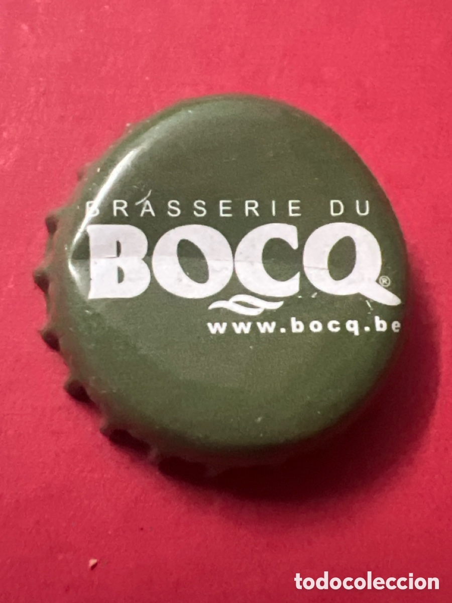 Coleccionismo de cervezas: T4/X33/N3. TAPON CORONA CAPSULA CHAPA CERVEZA BOCQ (B&Eacute;LGICA)
