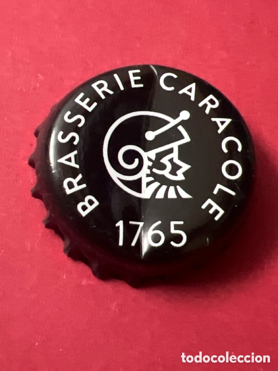 Coleccionismo de cervezas: T4/X40/11B. CHAPA CERVEZA - B&Eacute;LGICA- Brasserie Caracole 1765