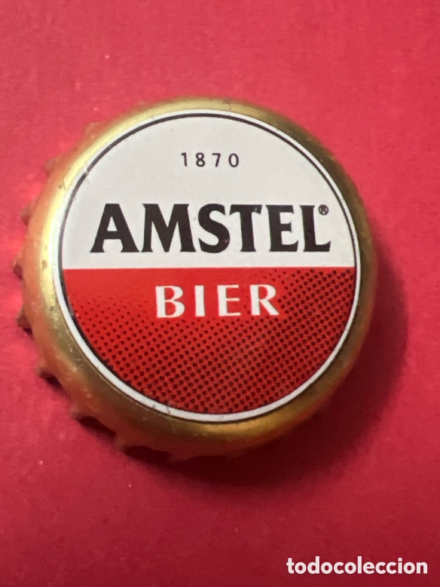 Coleccionismo de cervezas: T4/X50/A1. TAP&Oacute;N CORONA - CHAPA - CROWN CAPS - CERVEZA - AMSTEL