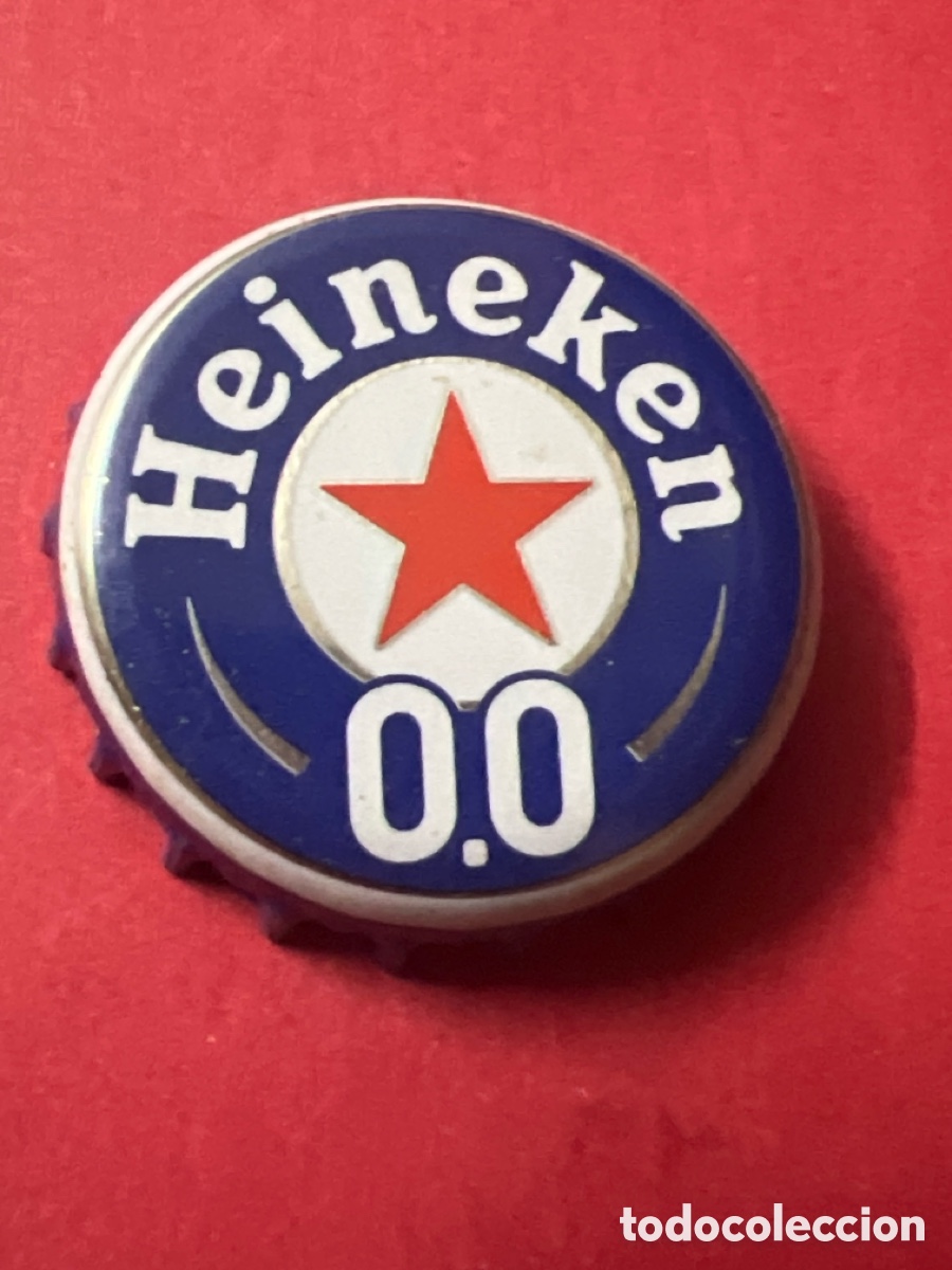Coleccionismo de cervezas: T4/X50/C3. chapa tap&oacute;n corona de cerveza heineken sin alcohol 0,0