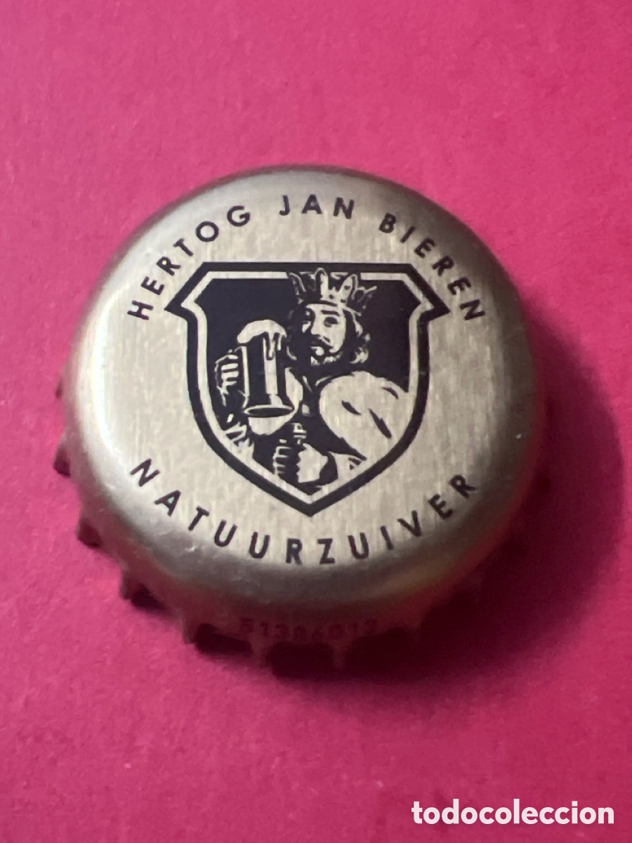 Coleccionismo de cervezas: T4/X50/C4. Chapa tap&oacute;n corona de la cerveza de Pa&iacute;ses Bajos HERTOG JAN BIEREN NATUURZUIVER