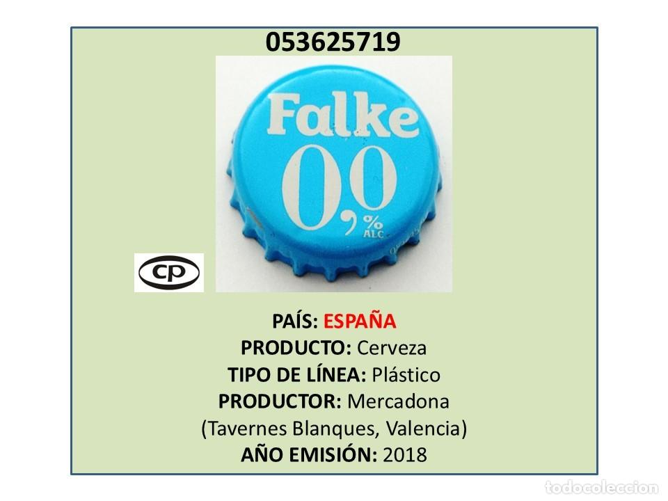 Sammeln von Brauereiartikeln: TAPON CORONA CAPSULA CHAPA CERVEZA FALKE 0,0% ALC. (ESPA&Ntilde;A)