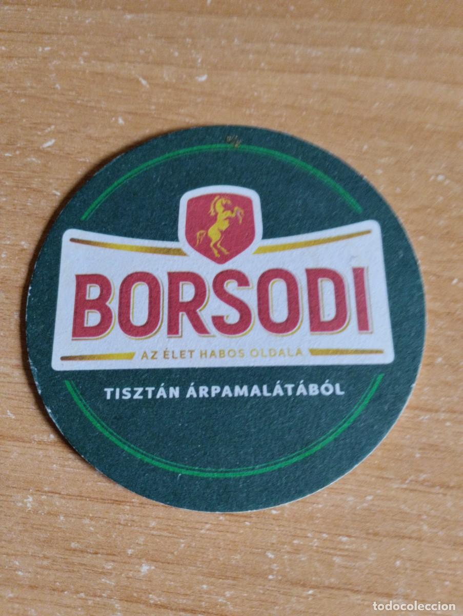 Coleccionismo de cervezas: Posavasos cerveza BORSODI.Hungria.