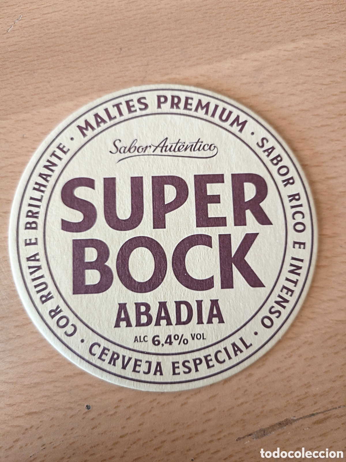 Coleccionismo de cervezas: Posavasos SuperBock Abadia