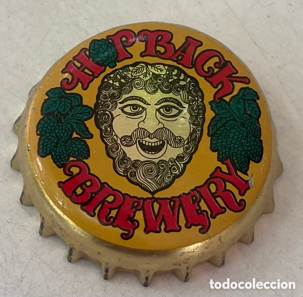 Coleccionismo de cervezas: BOTTLE CAP CHAPA TAP&Oacute;N CORONA CERVEZA BEER HOPBACK.SALISBURY. REINO UNIDO.--LOTE N. 605--CARMANJO