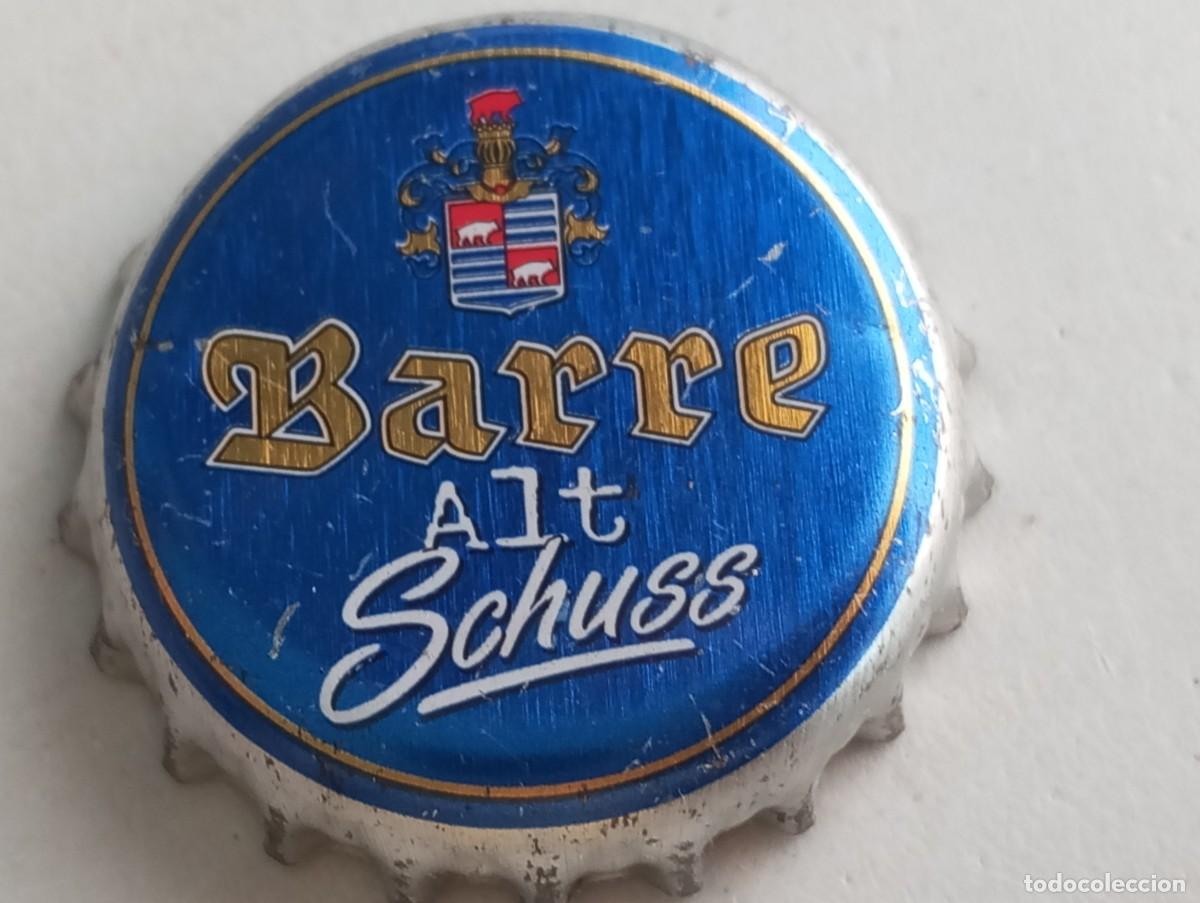 Coleccionismo de cervezas: Chapa tap&oacute;n corona de la cerveza alemana BARRE ALT SCHUSS