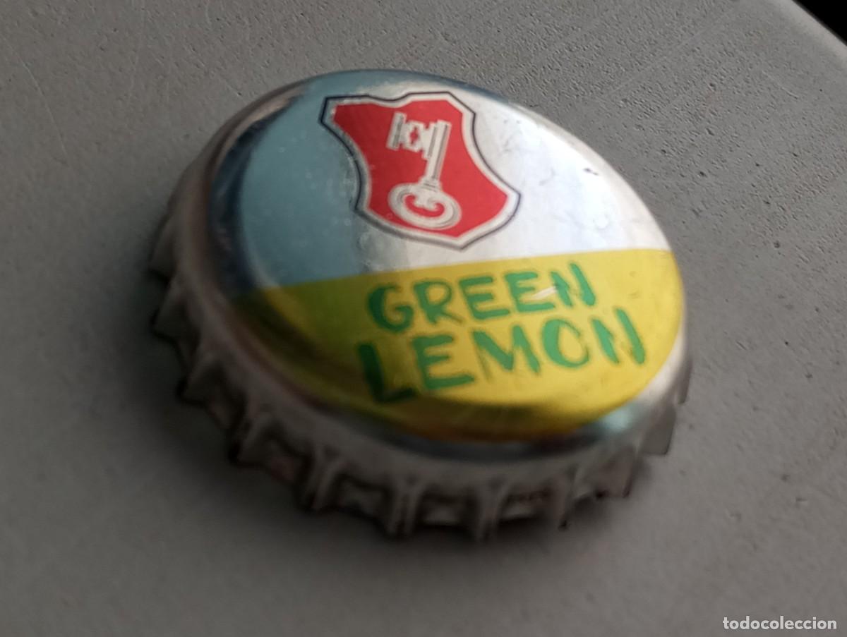 Coleccionismo de cervezas: Chapa tap&oacute;n corona de la cerveza alemana BECK'S GREEN LEMON