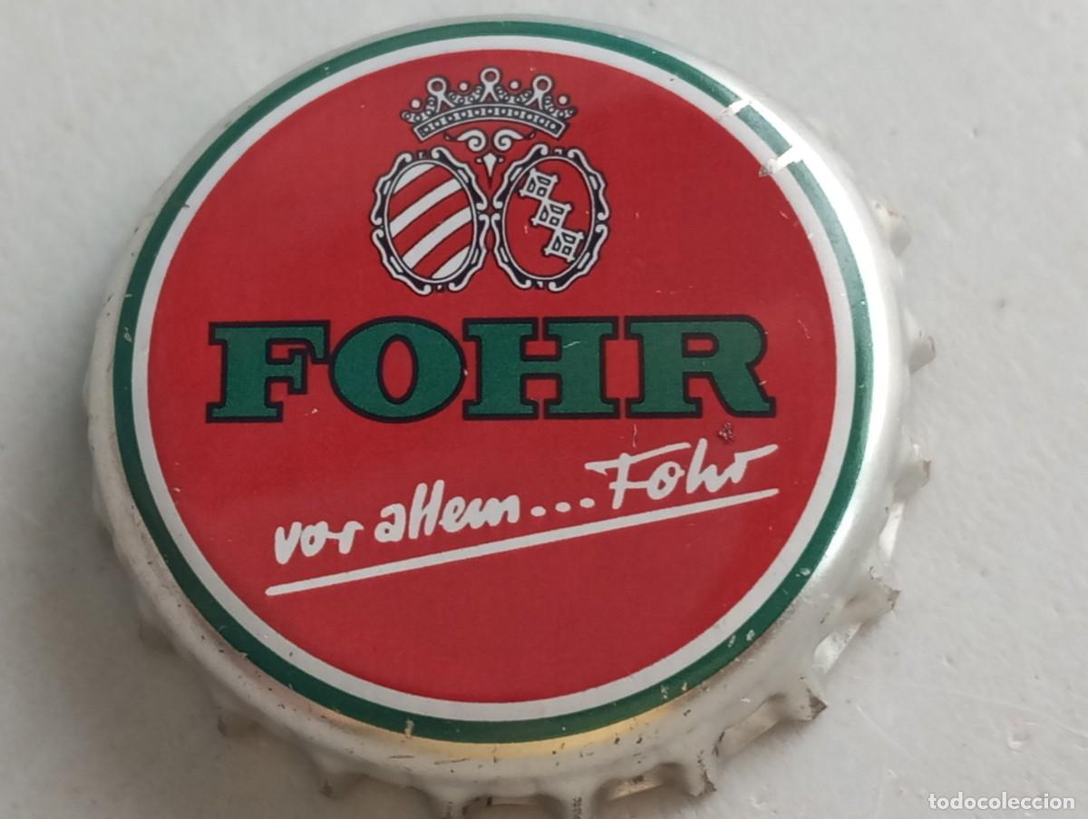 Coleccionismo de cervezas: Chapa tap&oacute;n corona de la cerveza alemana FOHR