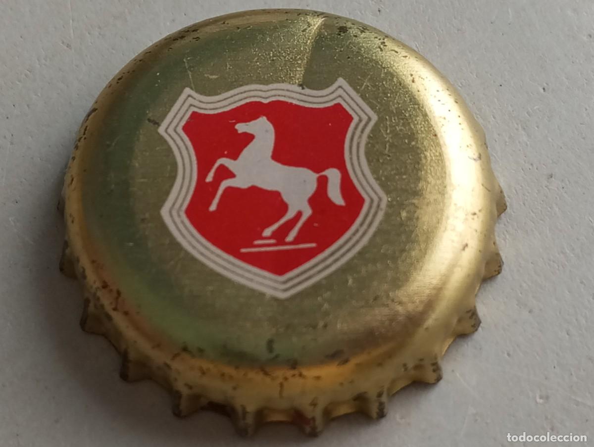Coleccionismo de cervezas: Chapa tap&oacute;n corona de la cerveza alemana HERRENH&Auml;USER