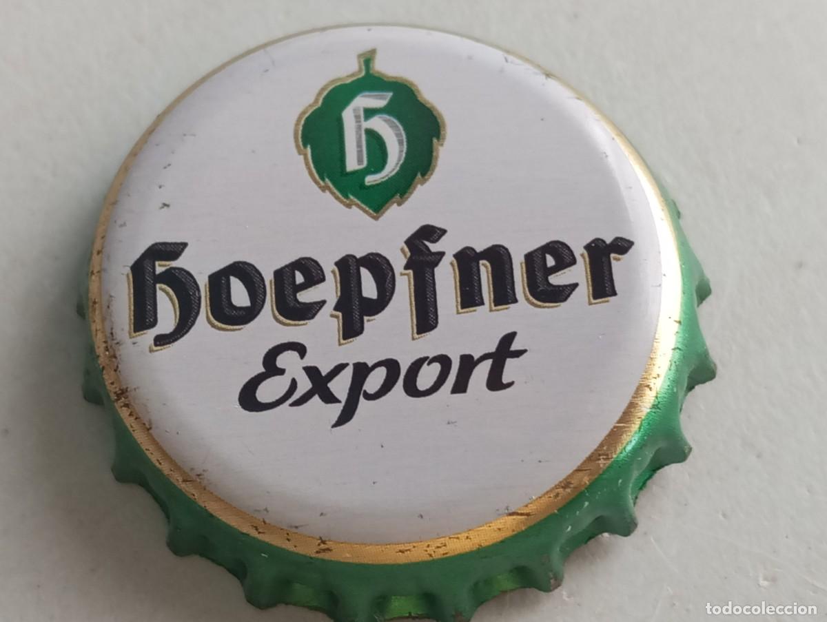 Coleccionismo de cervezas: Chapa tap&oacute;n corona de la cerveza alemana HOEPFNER EXPORT