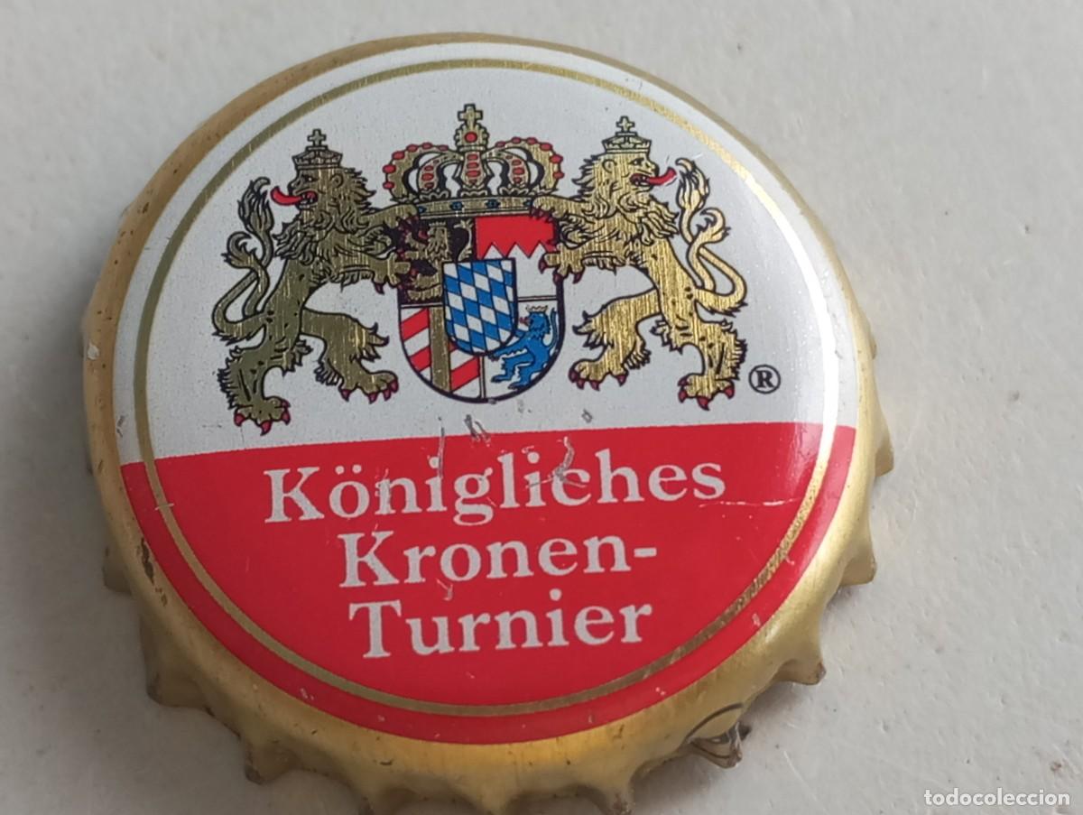 Coleccionismo de cervezas: Chapa tap&oacute;n corona de la cerveza alemana K&Ouml;NIGLICHES KRONEN-TURNIER
