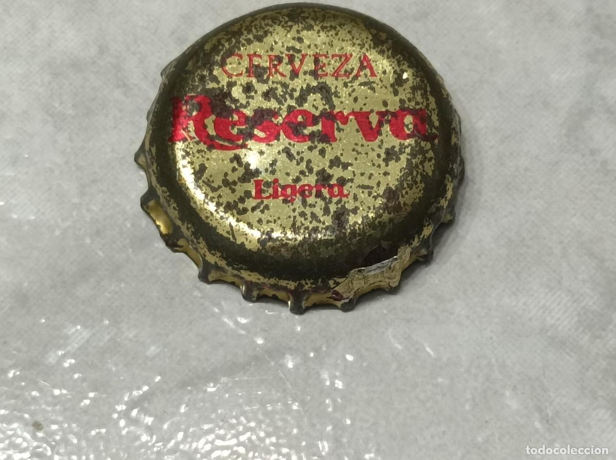 Coleccionismo de cervezas: Chapa tapon corona cerveza reserva