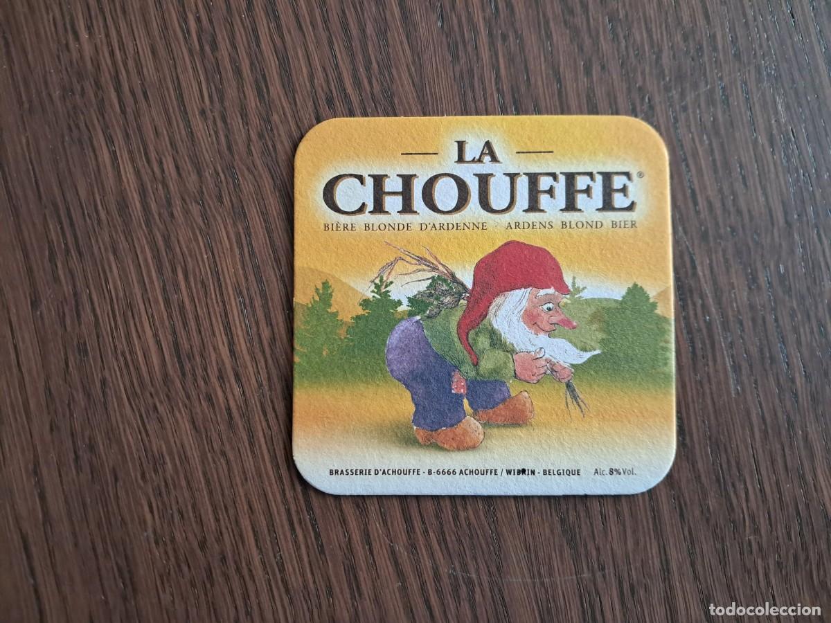 Coleccionismo de cervezas: posavasos de cerveza belga, La Chouffe.