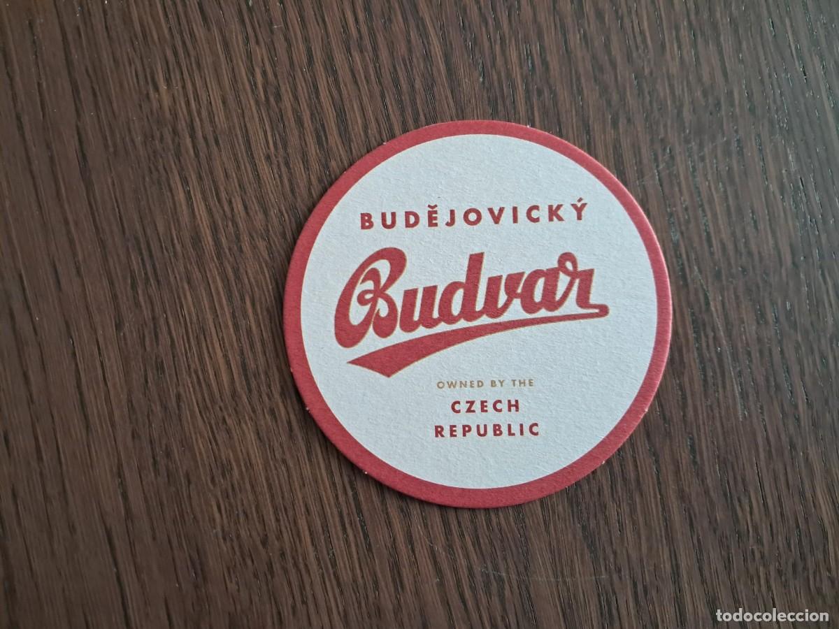 Coleccionismo de cervezas: posavasos de cerveza checa, Budvar.