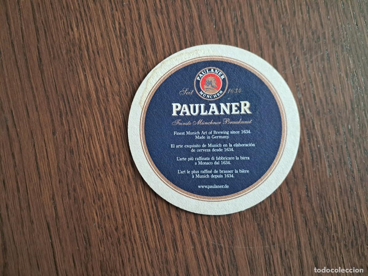 Coleccionismo de cervezas: posavasos de cerveza alemana, Paulaner.