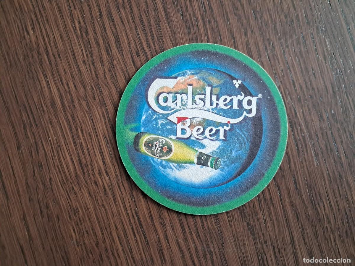 Coleccionismo de cervezas: posavasos de cerveza, Carlsberg beer.