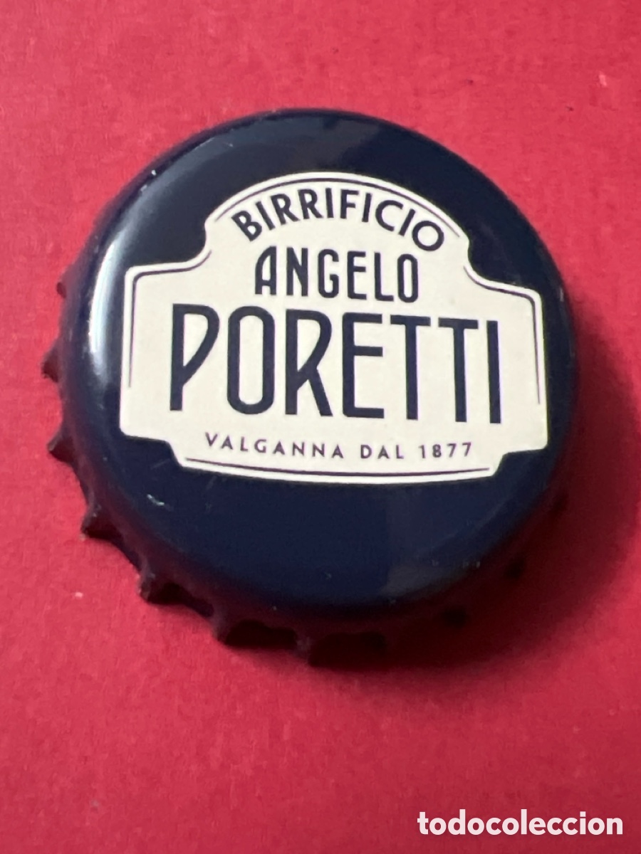 Coleccionismo de cervezas: T4/X46/C6. CHAPA TAP&Oacute;N CORONA ANGELO PORETTI