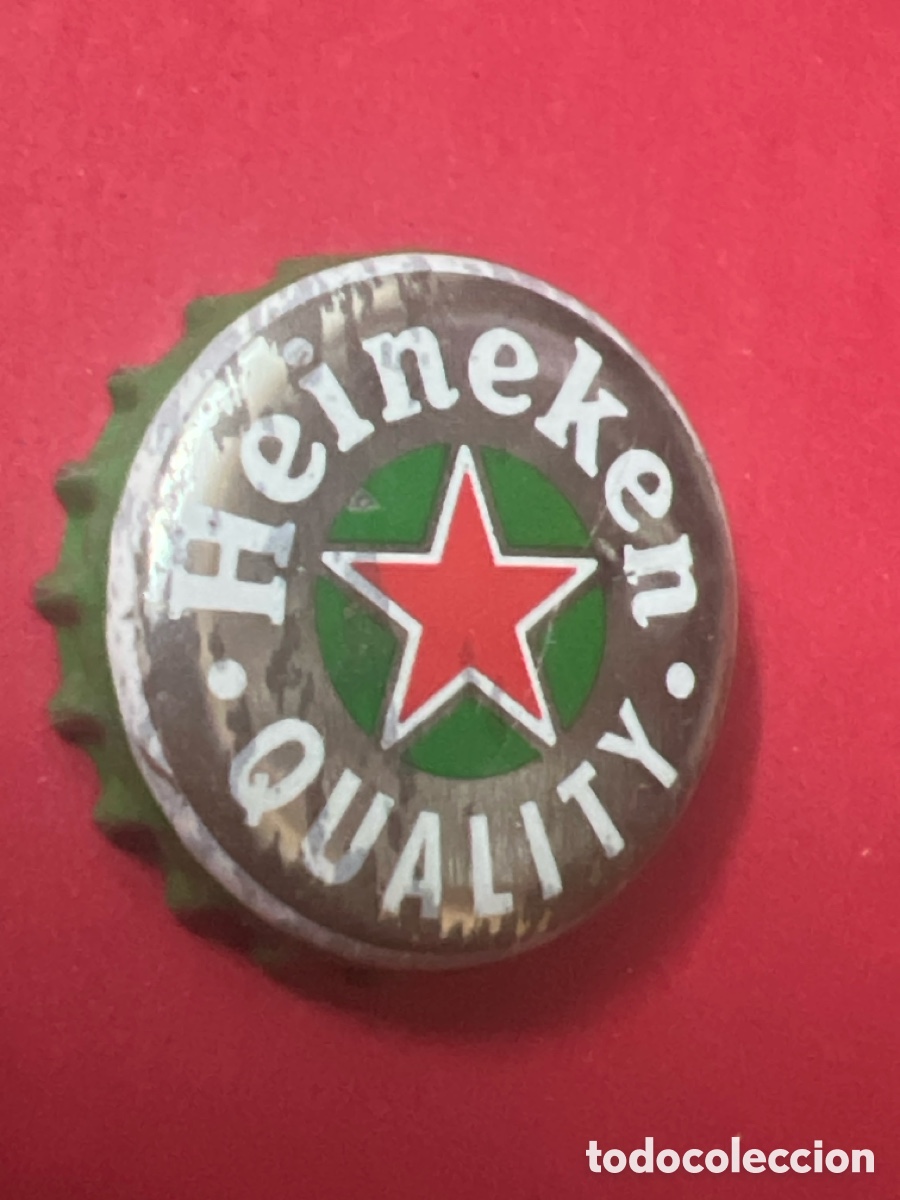 Collectionnisme de bi&egrave;res: T4/X45/K3. HEINEKEN ORIGINAL QUALITY - CHAPA CERVEZA. CHAPA - TAPA - CORONA - CAPS- TAPON - GORRA