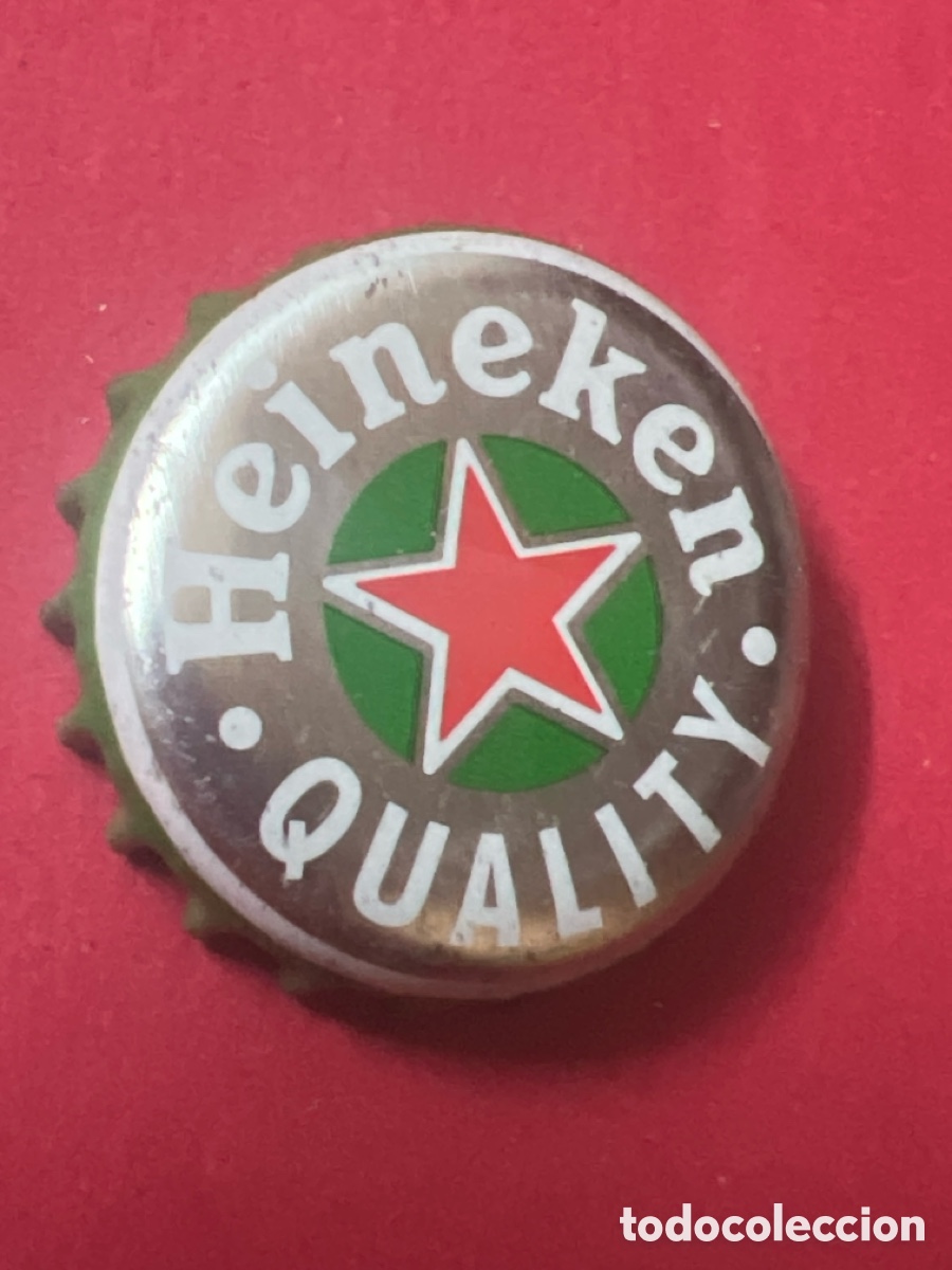 Collectionnisme de bi&egrave;res: T4/X45/K4. HEINEKEN ORIGINAL QUALITY - CHAPA CERVEZA. CHAPA - TAPA - CORONA - CAPS- TAPON - GORRA