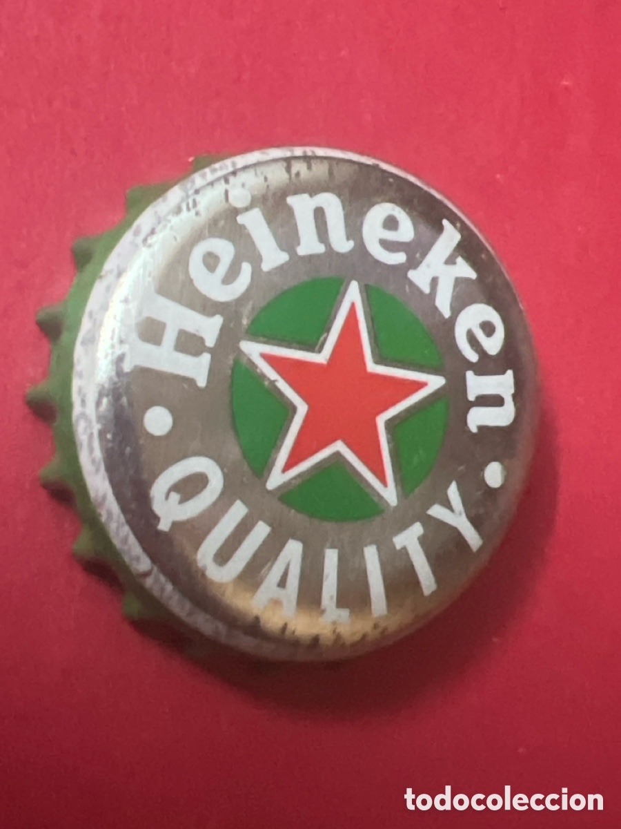 Collectionnisme de bi&egrave;res: T4/X45/K5. HEINEKEN ORIGINAL QUALITY - CHAPA CERVEZA. CHAPA - TAPA - CORONA - CAPS- TAPON - GORRA