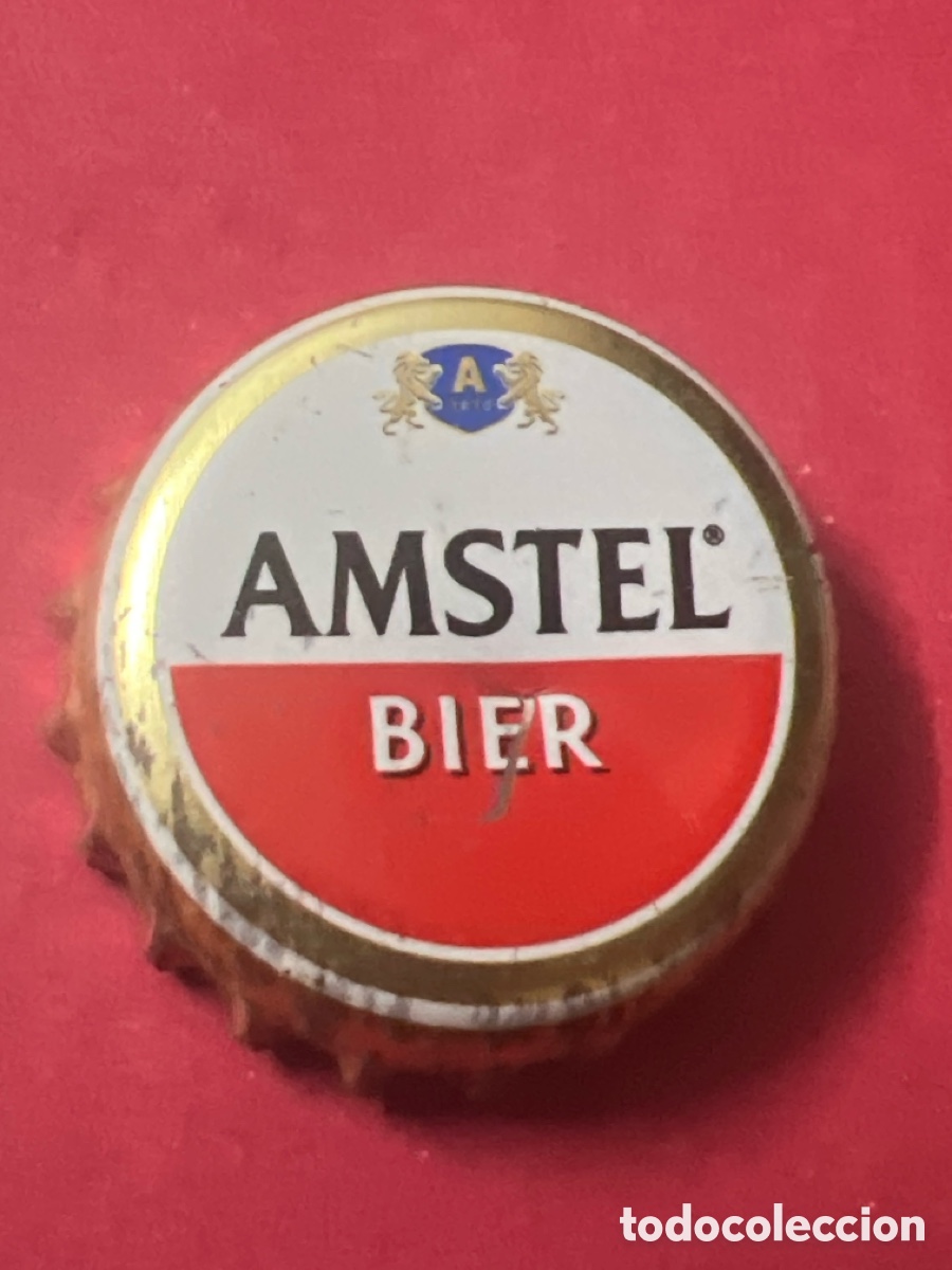 Coleccionismo de cervezas: T4/X45/M2. TAP&Oacute;N CORONA - CHAPA - CROWN CAPS - CERVEZA - AMSTEL BIER