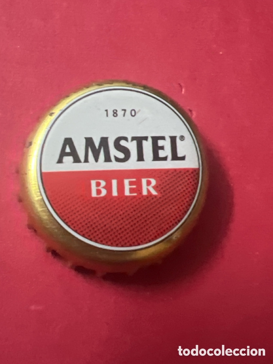 Collectionnisme de bi&egrave;res: T4/X45/M6. TAP&Oacute;N CORONA - CHAPA - CROWN CAPS - CERVEZA - AMSTEL BIER