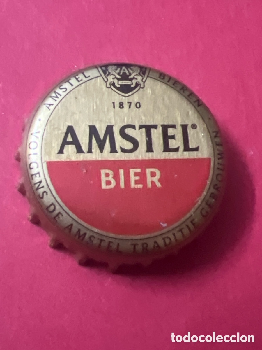 Collectionnisme de bi&egrave;res: T4/X45/N2. TAP&Oacute;N CORONA - CHAPA - CROWN CAPS - CERVEZA - AMSTEL BIER