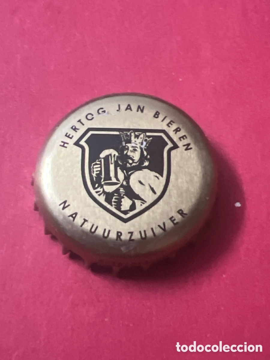 Collectionnisme de bi&egrave;res: T4/X45/N3. Chapa tap&oacute;n corona de la cerveza de Pa&iacute;ses Bajos HERTOG JAN BIEREN NATUURZUIVER
