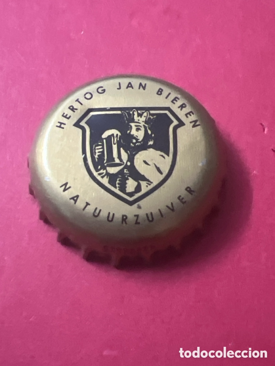 Coleccionismo de cervezas: T4/X45/N6. Chapa tap&oacute;n corona de la cerveza de Pa&iacute;ses Bajos HERTOG JAN BIEREN NATUURZUIVER