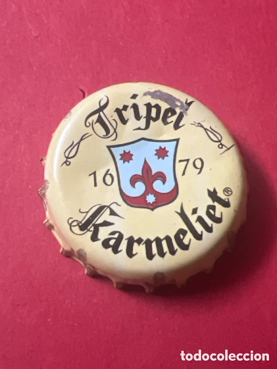 Coleccionismo de cervezas: T4/X45/Q5. CHAPA CORONA DE CERVEZA - Tripel Karmeliet - Belgica