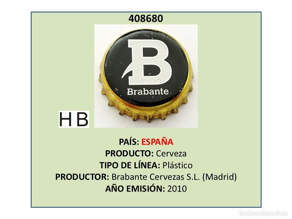 Coleccionismo de cervezas: TAPON CORONA CAPSULA CHAPA CERVEZA BRABANTE (ESPA&Ntilde;A)