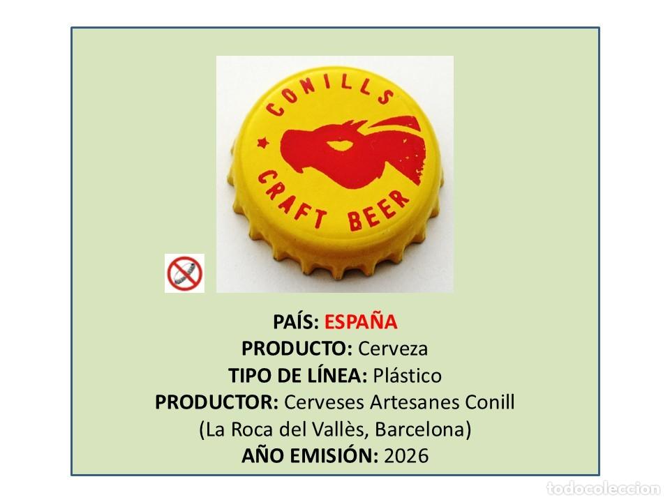 Coleccionismo de cervezas: TAPON CORONA CAPSULA CHAPA CERVEZA CONILLS (ESPA&Ntilde;A)