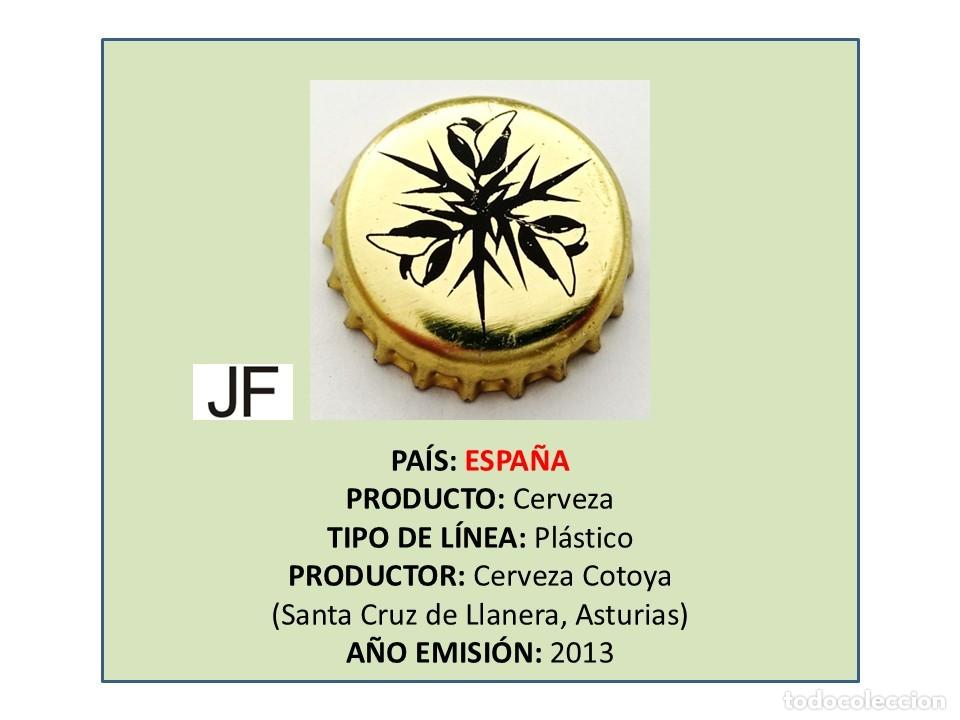 Coleccionismo de cervezas: TAPON CORONA CAPSULA CHAPA CERVEZA COTOYA (ESPA&Ntilde;A)