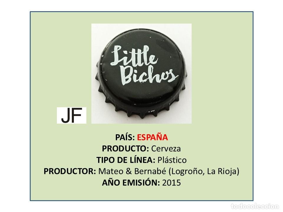 Coleccionismo de cervezas: TAPON CORONA CAPSULA CHAPA CERVEZA LITTLE BICHOS (ESPA&Ntilde;A)
