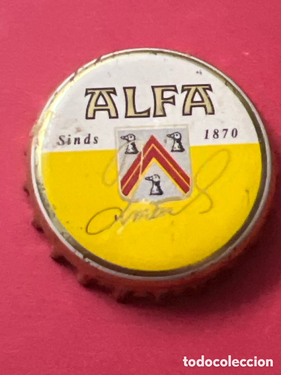 Coleccionismo de cervezas: T4/X41/K1. TAPON CORONA CHAPA BEER BOTTLE CAP KRONKORKEN TAPPI CAPSULE ALFA - HOLANDA