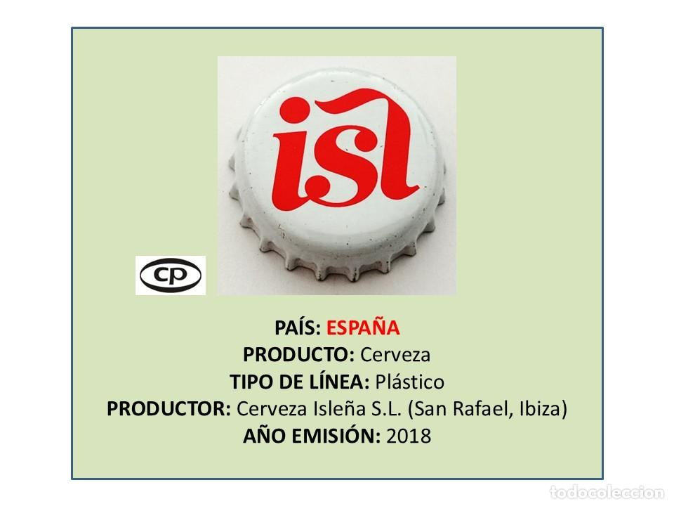 Coleccionismo de cervezas: TAPON CORONA CAPSULA CHAPA CERVEZA ISLE&Ntilde;A (ESPA&Ntilde;A)