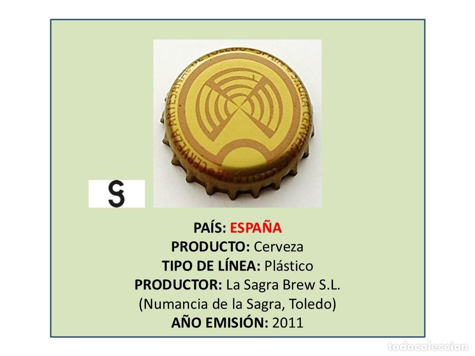 Collectionnisme de bi&egrave;res: TAPON CORONA CAPSULA CHAPA CERVEZA LA SAGRA (ESPA&Ntilde;A)