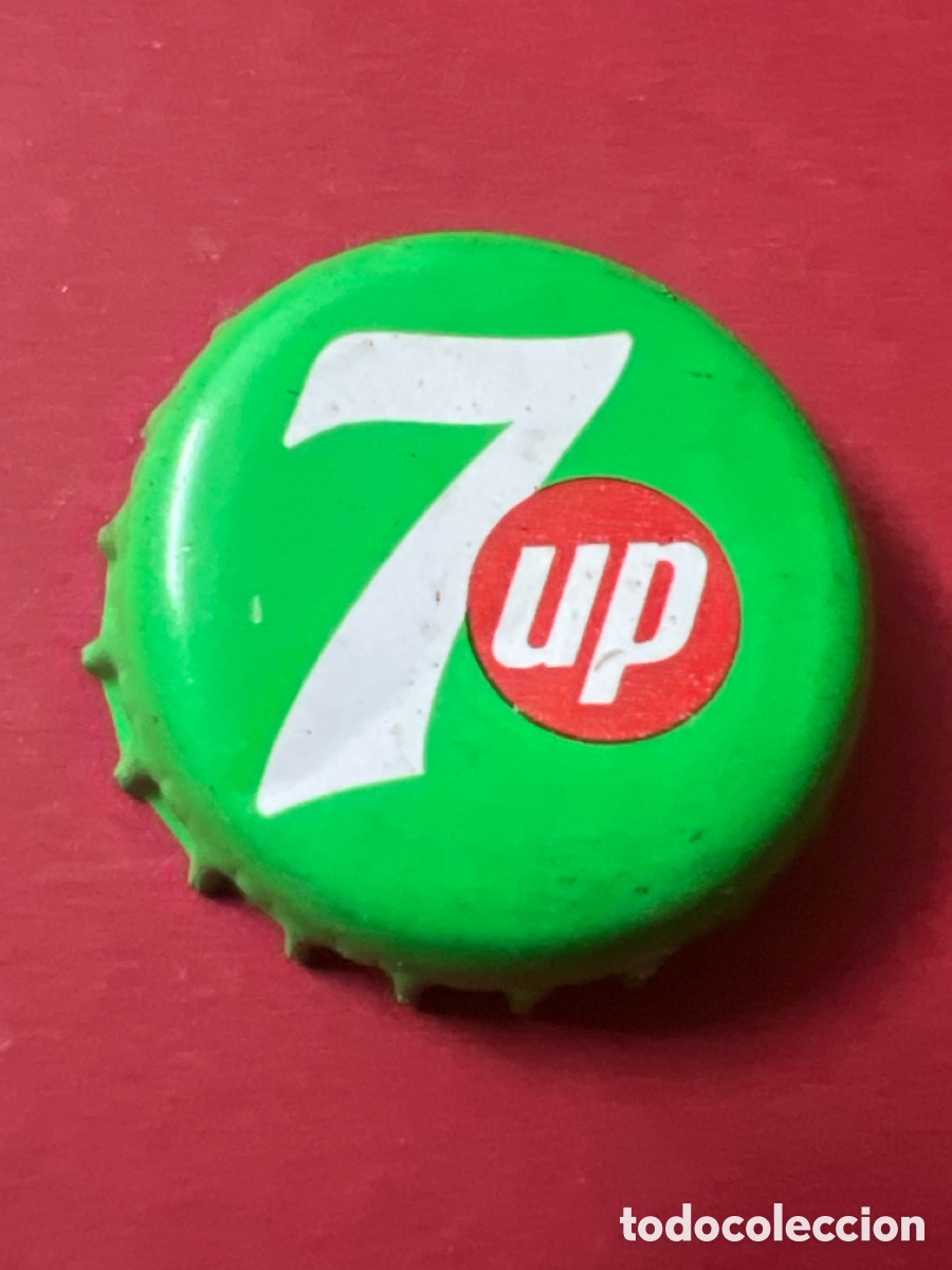 Collectionnisme de bi&egrave;res: T4/X41/N6. Chapa Seven Up 7 up tapon corona crown cap