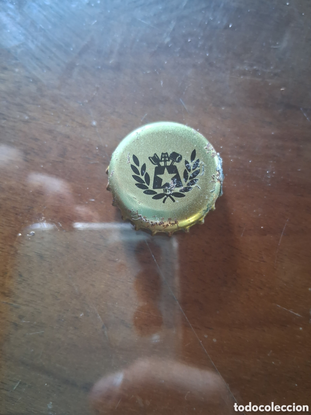 Coleccionismo de cervezas: Chapa botella de cerveza Damm - Foto 1