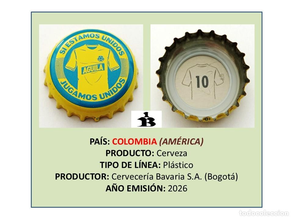 Coleccionismo de cervezas: TAPON CORONA CAPSULA CHAPA CERVEZA BAVARIA (COLOMBIA)