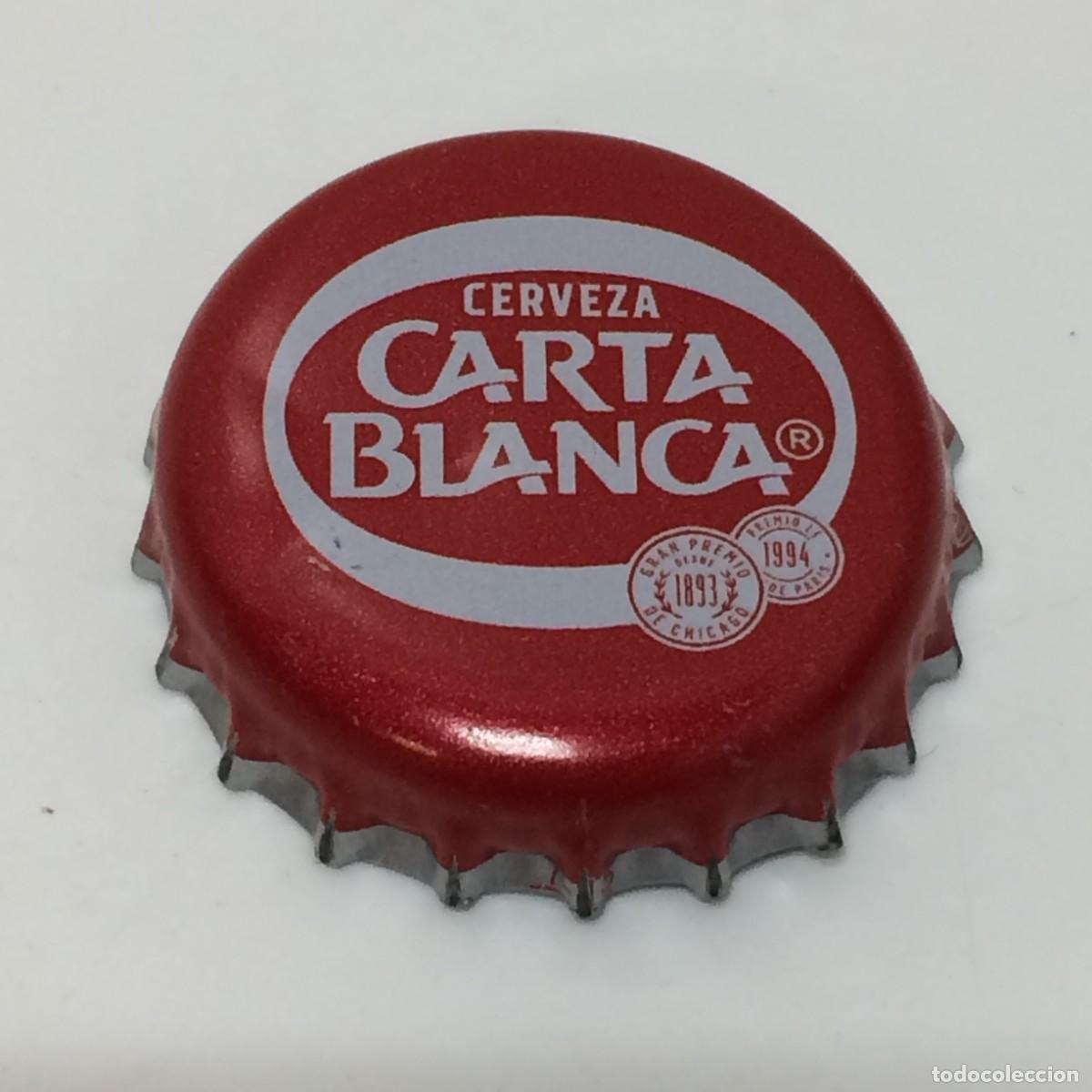 Coleccionismo de cervezas: Chapa Cerveza CARTA BLANCA (Mexico)