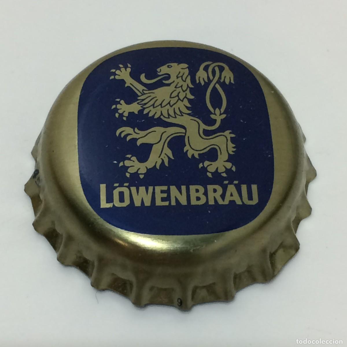 Coleccionismo de cervezas: Chapa Cerveza L&Ouml;WENBR&Auml;U (Alemania)
