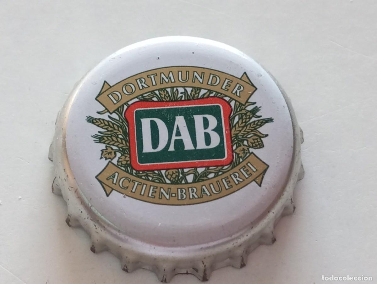 Coleccionismo de cervezas: Chapa tap&oacute;n corona de la cerveza alemana DAB DORTMUNDER ACTIEN-BRAUEREI