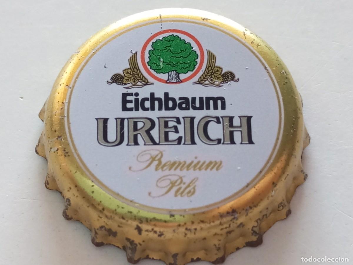 Coleccionismo de cervezas: Chapa tap&oacute;n corona de la cerveza alemana EICHBAUM UREICH PREMIUM PILS