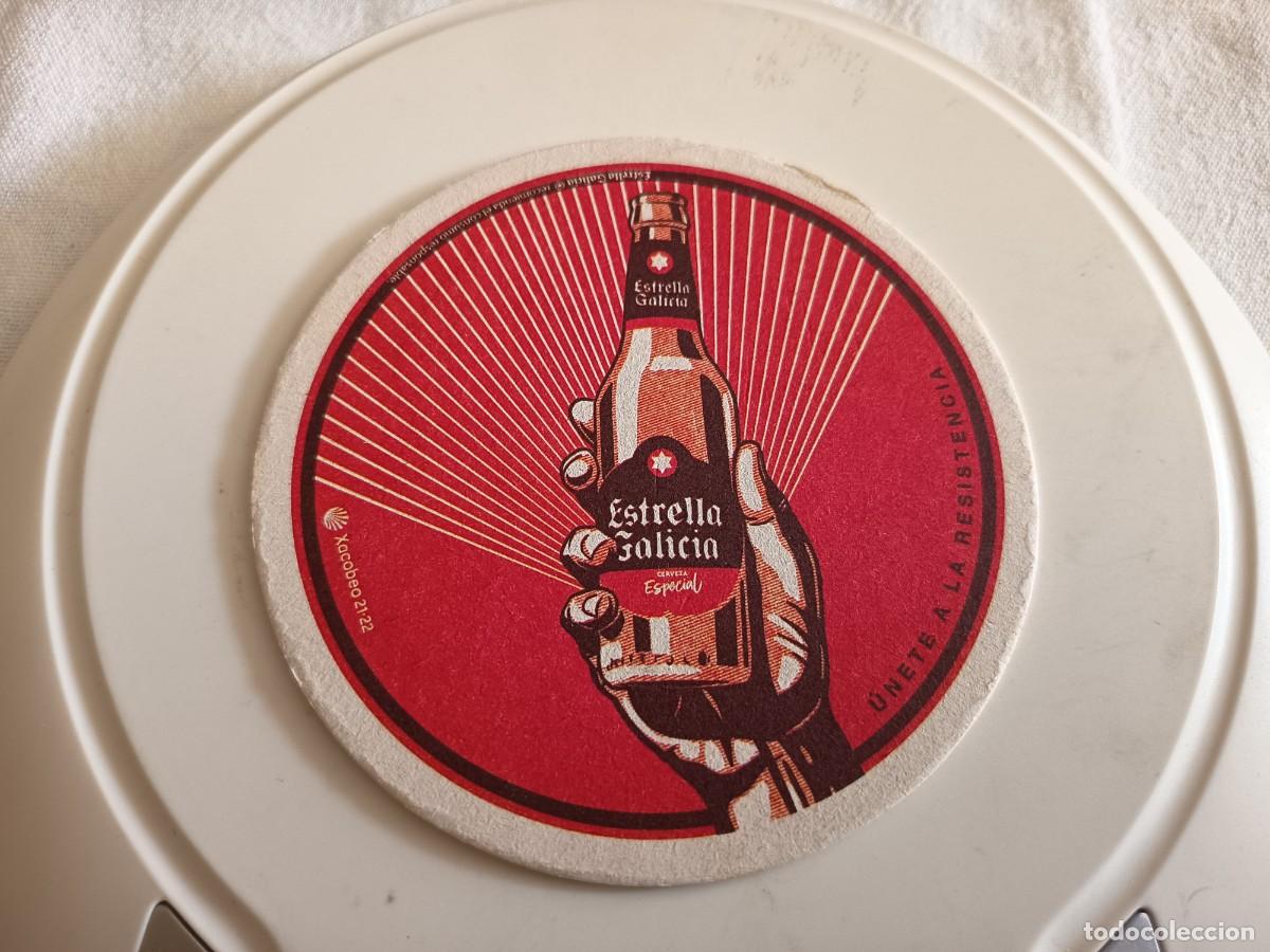 Collectable Beer: POSAVASOS CERVEZA ESTRELLA GALICIA