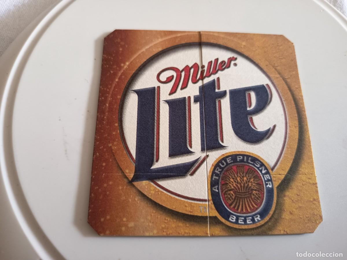 Coleccionismo de cervezas: POSAVASOS CERVEZA MILLER LITE