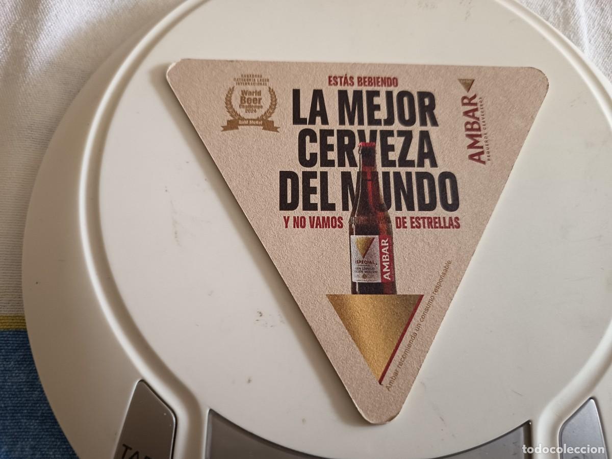 Coleccionismo de cervezas: POSAVASOS CERVEZA AMBAR 1900